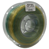 3D Meta Glitter PLA Crystal Green/Yellow 1KG Spool PLA-GLI-CRYGREENYELLOW