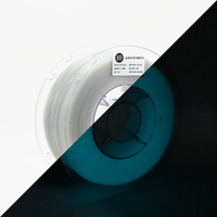 3D Meta Glow in the Dark PLA Glitter Blue - Clear in Light 1KG Spool PLA-GLOW-CLEAR-GLIBLUE