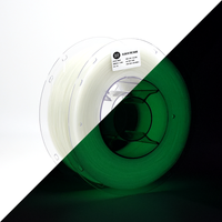 3D Meta Glow in the Dark PLA Glitter Green - Clear in Light 1KG Spool PLA-GLOW-CLEAR-GLIGREEN