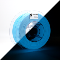 3D Meta Glow in the Dark PLA Blue - Colour in Light 1KG Spool PLA-GLOW-COLOUR-BLUE