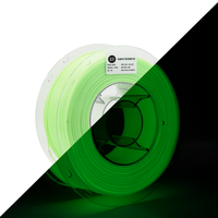 3D Meta Glow in the Dark PLA Green - Colour in Light 1KG Spool PLA-GLOW-COLOUR-GREEN