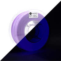 3D Meta Glow in the Dark PLA Purple - Colour in Light 1KG Spool PLA-GLOW-COLOUR-PURPLE