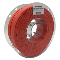 3D Meta Matte PLA Coral Red 1KG Spool PLA-MATTE-CORALRED