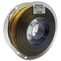 3D Meta Silk Tri PLA Purple - Gold - Black 1KG Spool PLA-SILK-TRI-PURPGOLDBLA