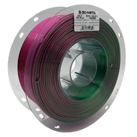 3D Meta Silk Tri PLA Red - Blue - Green 1KG Spool PLA-SILK-TRI-REDBLUEGRE