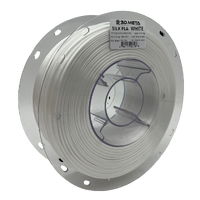 3D Meta Silk PLA White 1KG Spool PLA-SILK-WHITE
