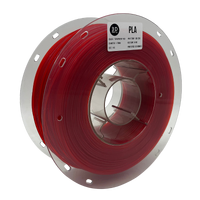 3D Meta Transparent PLA Transparent Red 1KG Spool PLA-TRANS-RED