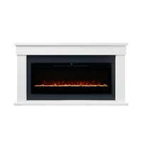 Dimplex 1.2kW Portland Mantle w/ 50" PRISM Firebox- White finish
