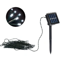 LENOXX SOLAR 300 WHITE PARTY/CHRISTMAS LED LIGHTS, 10CM BETWEEN LIGHTS, 31.9M LONG, 8 FUNCTIONS