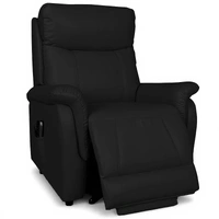 Portland Tripple Motor Lift Chair - Black Leather PORTRILBLK