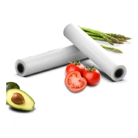 HEALTHY CHOICE VACUUM SEALER BAGS, 2 ROLLS, 28 CM X 300CM LONG,.25MM THICK,BPA FREE,