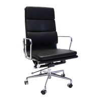 Rapidline High Back Meeting/Executive Chair - Black PU PU900H