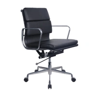 Medium Back Meeting/Executive Chair - Black PU PU900M