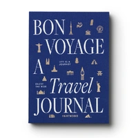 Printworks Bon Voyage Travel Journal-Blue Beige