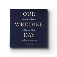 Printworks Wedding Guest Book-Dark Blue