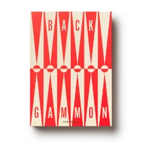Printworks Classic Art of Backgammon-Red Cream