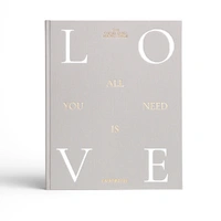 Printworks Photo Album-All You Need Is Love-Grey
