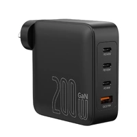 Laser PD3.0 200W GaN Wall Charger 3C1A Black PW-200WWC-945