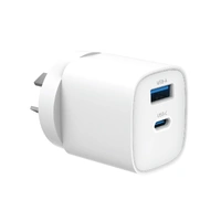 Laser USB-A/C 45W PD Wall Charger White PW-45WAC-720