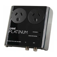 PLATINUM SURGE PROTECTOR 2 SOCKET PLUS COAX