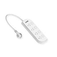 Crest 4 Socket Switched Power Board 1m PWW14443