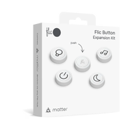 Flic Button Expansion Kit - 5x Flic Buttons + 1x Sticker Sheet R-BW-05