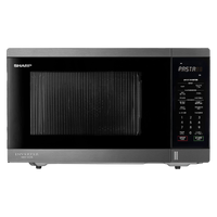Sharp 34L Inverter Microwave - Black Stainless R395EBS