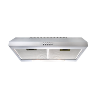 Euromaid 60cm Fixed Rangehood - Stainless Steel R60FS