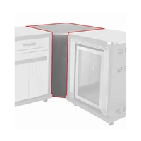 Coleman Revolution Corner Unit Black Gloss REVCOGLP