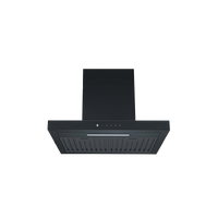 Euromaid 60cm Deluxe Flat Canopy Rangehood - Matte Black RFT6MB