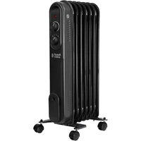 Russell Hobbs 7 Fin Oil Heater - Matte Black RHOFR7004B-AU