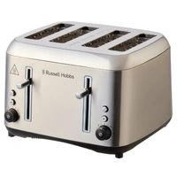 Russell Hobbs Addison 4 Slice Toaster - Brushed Stainless Steel