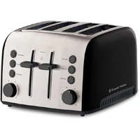 Russell Hobbs Brooklyn 4 Slice Toaster - Black