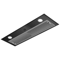Kleenmaid 70cm Black Fixed Undermount Rangehood RHUC91K
