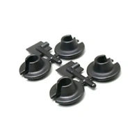 RPM Lower Shock Spring Cups - Traxxas / HPI / Losi | Black