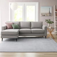 Urban Style Plush Rug Fur Silver 1600x2400x10mm RUG1624008