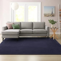 Urban Style Plush Rug Fur Charcoal 2400x3400x10mm RUG2334001