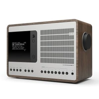 Revo SuperConnect Walnut Internet Radio with Spotify Connect, DAB+, FM and Bluetooth - Walnut Silver