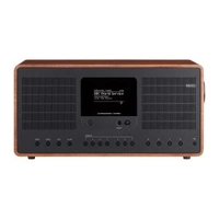 Revo SuperConnect Stereo Walnut Internet Radio with Spotify Connect, DAB+, FM and Bluetooth - Walnut Black