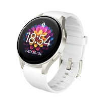Ryze Gene Smart Watch with Amoled and GPS - White and Mint RZ-WAFA