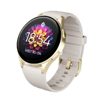 Ryze Gene Smart Watch with Amoled and GPS - Slate Grey and Pink RZ-WAFB