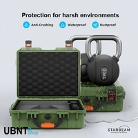 STARBEAM Starlink Mini Hard Protective Travel Case with Storage - Green