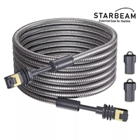 STARBEAM Starlink Gen3 Outdoor Armoured Stainless Steel Sleeve Ethernet Cable 23m