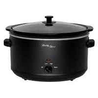 HEALTHY CHOICE 8 LITRE LARGE SLOW COOKER,MATTE BLACK COLOUR, CERAMIC HOUSING