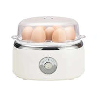 HEALTHY CHOICE EGG COOKER, 7 EGGS, VISIBLE LID, NO WATER -AUTO OFF SHUT OFF, 360 DEGREE STERIC STEADY HEATING, STEAM OTHER FOODS