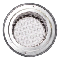 Sirius 200mm Round Stainless Steel Eaves Vent with Insect Mesh SEV-200
