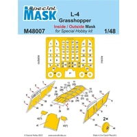 Special Hobby 1/48 L-4 Grasshopper Inside/Outside MASK