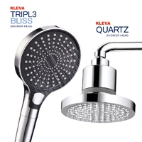 Kleva Triple Bliss Filtered Handheld 3-Mode Shower Head SHOWERHEAD-2PK
