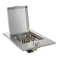 Sirius Drop-In Gas Side Burner in Stainless Steel SIR-DSG0010-SS