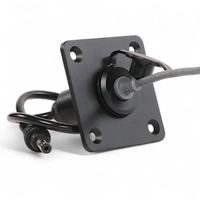 Aluminium Starlink Mini Caravan Waterproof Wall Socket / Passthrough DC 5.5 x 2.1 SL-MINI-WALLPLATE